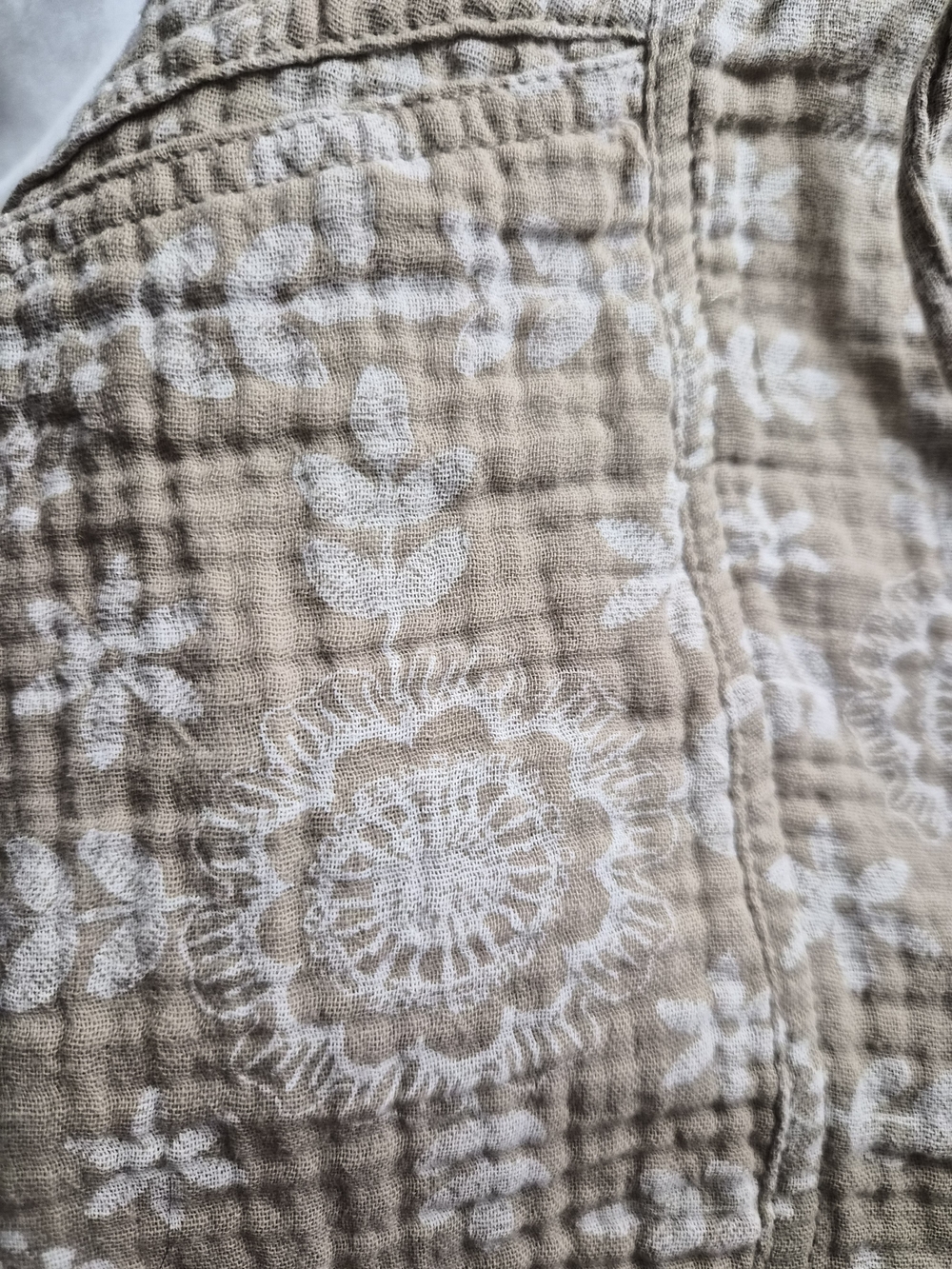 Frye Beige Textured Drawstring Shorts - Picture 6 of 6